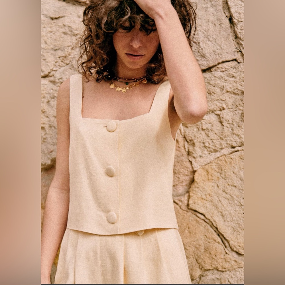 ISO Sezane Thelma Top
